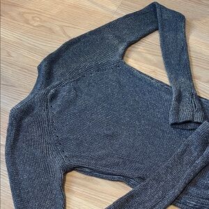 Lululemon Athletica Charcoal Crew Neck Sweater